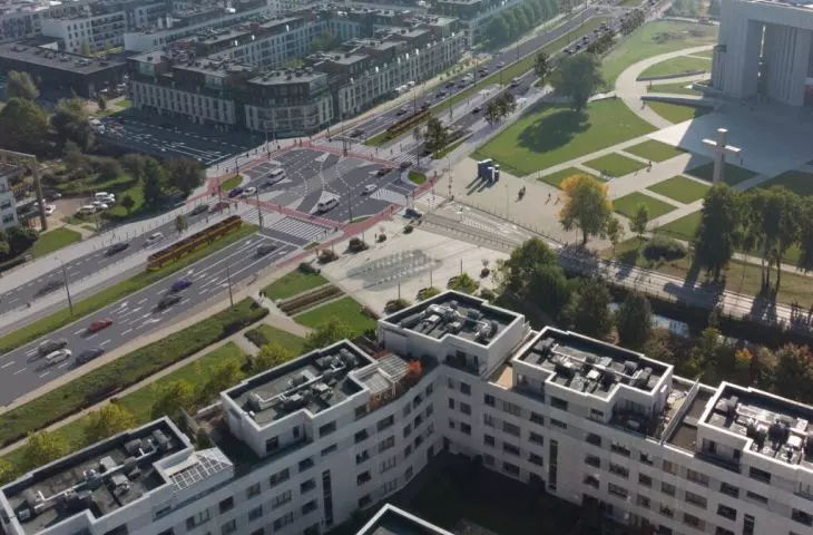 Wizualizacja okolic Świątyni Opatrzności Bożej