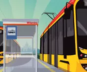 Grafika promocyjna trasy na Wilanów