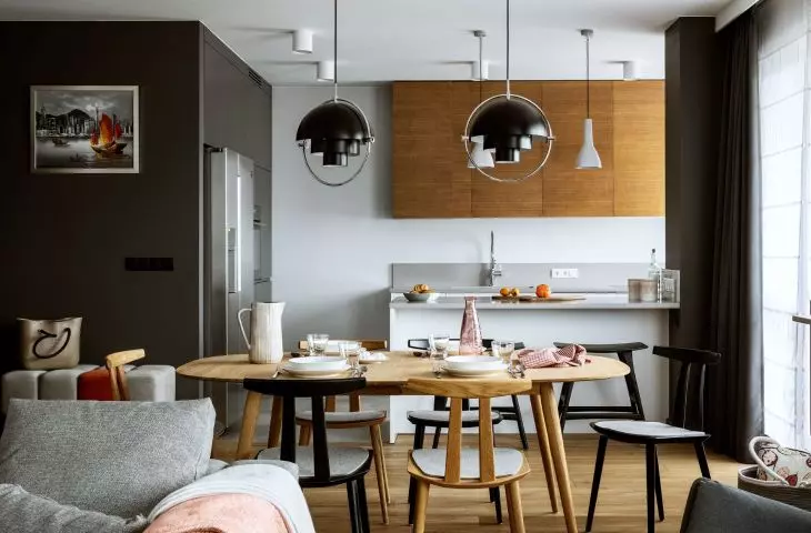 Kitchen and dining room