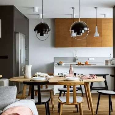 Kitchen and dining room