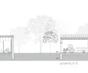 Projekt Multitopia, przekrój C-C, D-D