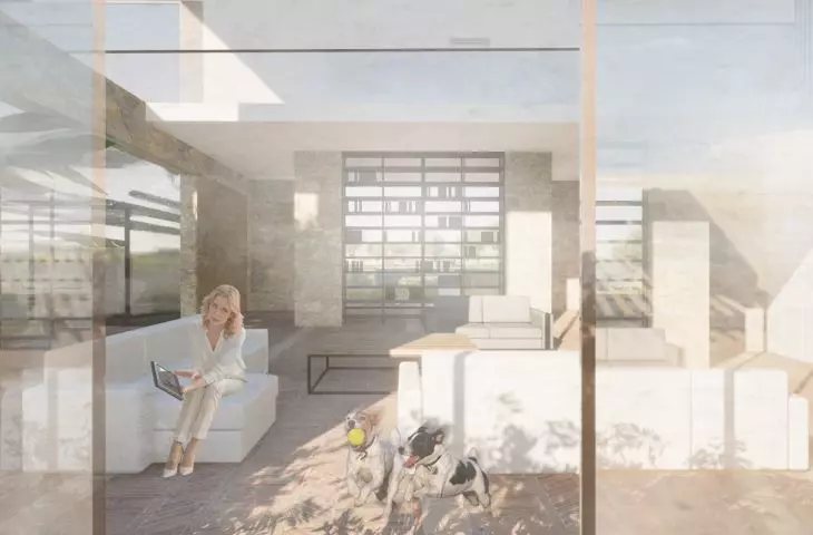 Multitopia project, living room view