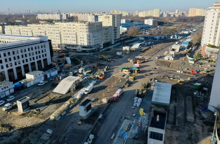 Budowa metra na Bródnie