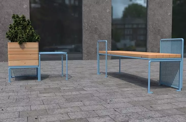 Meble miejskie Københagen Outstanding. Kolekcja Østerbro