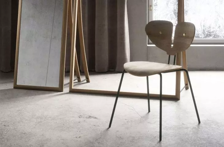 Moth collection chair and Bright Modeco lamps