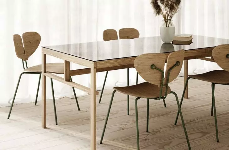 Moth collection chair and Bright Spot lamps - office