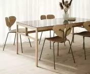 Moth collection chair and Bright Spot lamps - office