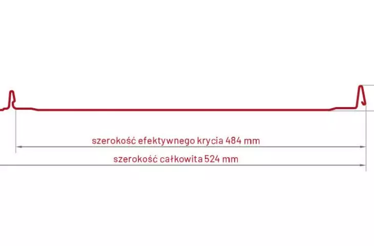  Modułowy rąbek zatrzaskowy Bratex Savoy – przekrój i długości