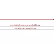  Modułowy rąbek zatrzaskowy Bratex Savoy – przekrój i długości