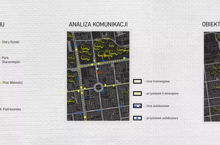 Projekt Centrum artystycznego w Łodzi, analizy projektowe