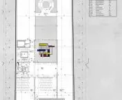 Design of the Art Center in Lodz, 2nd floor plan
