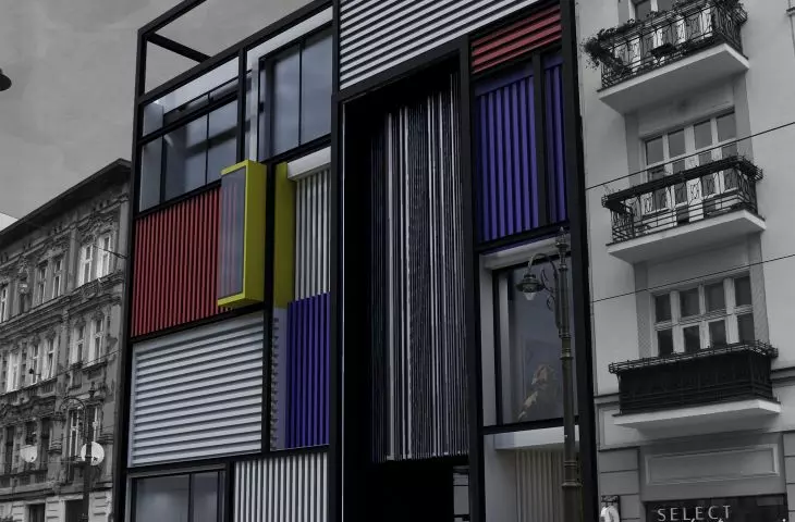 Art center project in Lodz