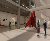 Art center project in Lodz, exhibition space
