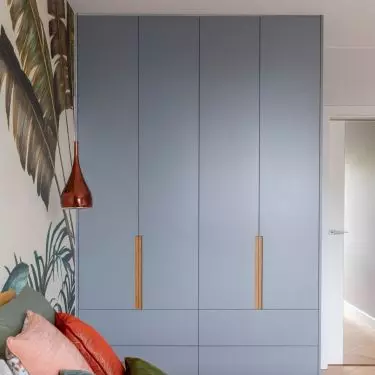 Furniture located in the bedroom