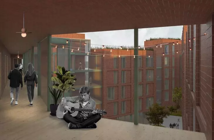 Projekt Living-hub to także wspólne przestrzenie dla mieszkańców