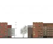 Projekt Living-hub w Londynie, elewacje