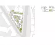 Projekt Living-hub w Londynie, plan zagospodarowania terenu