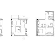 Projekt Living-hub w Londynie, rzuty i typy mieszkań