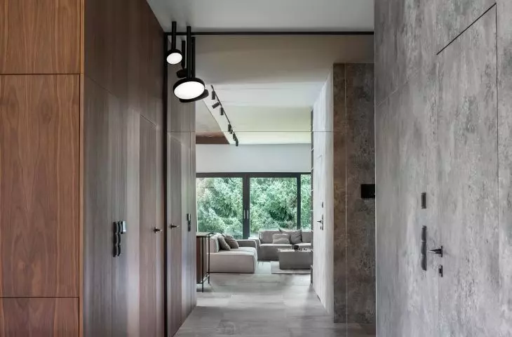 Interior of an apartment near Poznań, corridor