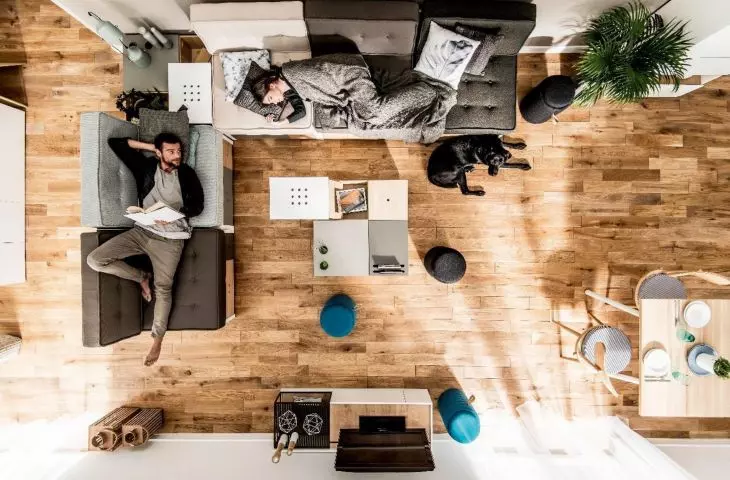 Skandinavien flooring is distinguished by a wide range of natural wood shades