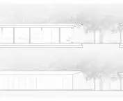 Project Raised Meadow, cross-section and elevation