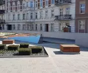 Plac Kolegiacki w Poznaniu po przebudowie - III/IV 2022 r.