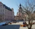 Plac Kolegiacki w Poznaniu po przebudowie - III/IV 2022 r.