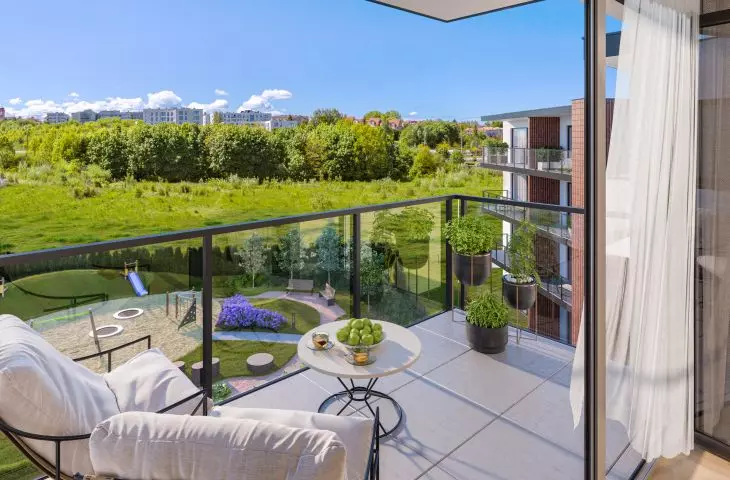 PARK SCENERY - balcony, proj.: KONCEPT