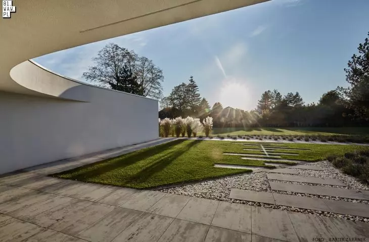 View of the garden