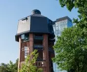 Cedral tiles on the roof of the Pressure Tower in Zabrze