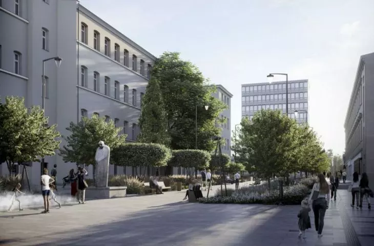 Wizualizacja zmian w Pasażu Schillera