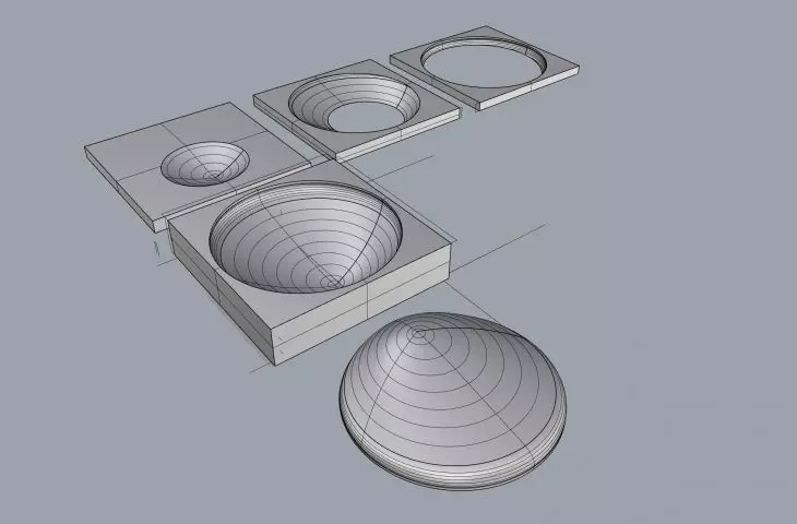 3D blop model.