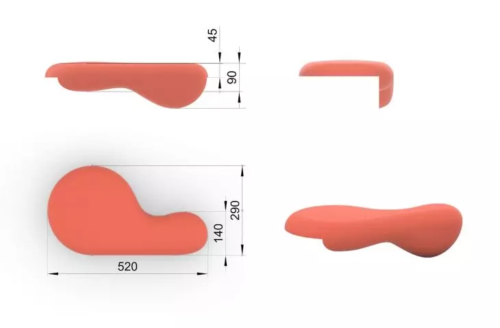 blop. urban furniture, dimensioning