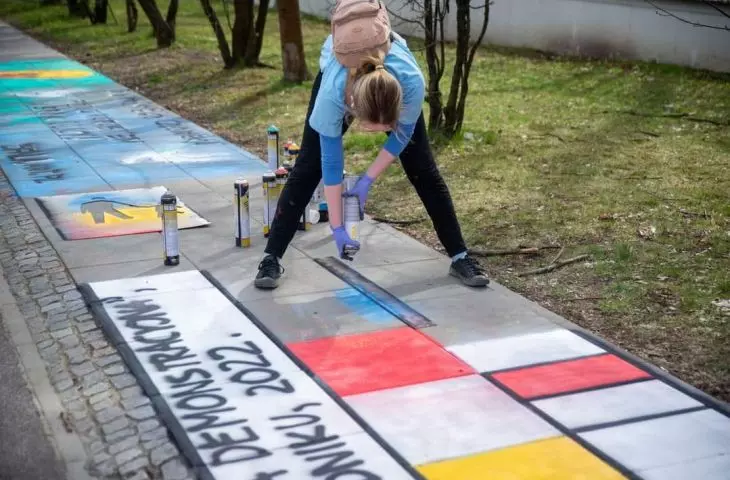 Uliczna galeria sztuki