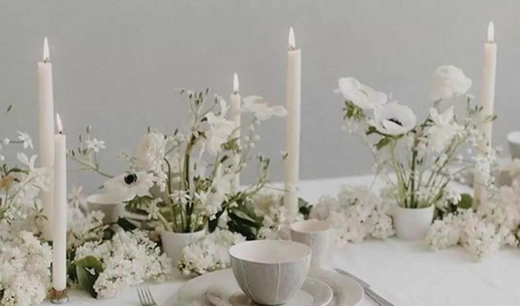 Classic table decoration