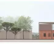 Rural Bookmark project, south elevation