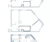 Design phases of the apartment, projections