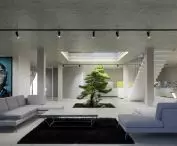 The living room will also be decorated with paintings