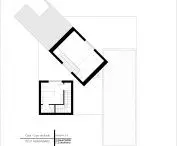 Casa Cubo de Rubik project, second floor plan