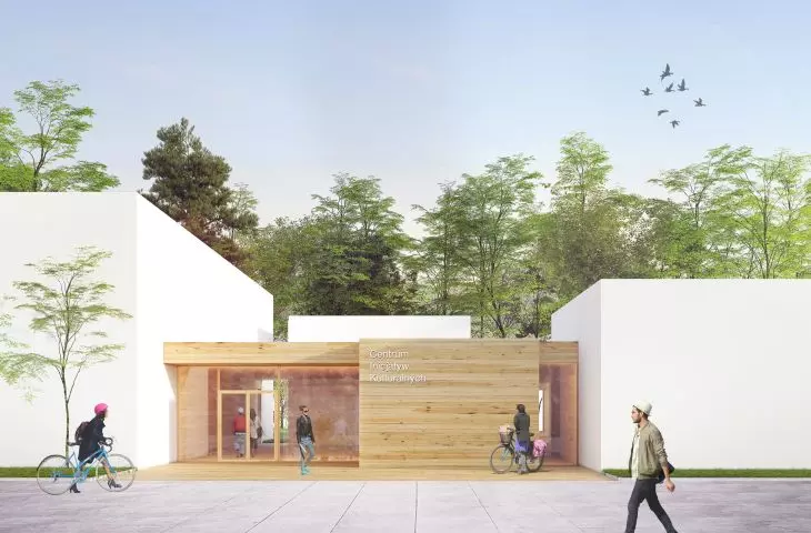 Visualization of the Center for Cultural Initiatives in Komorovo