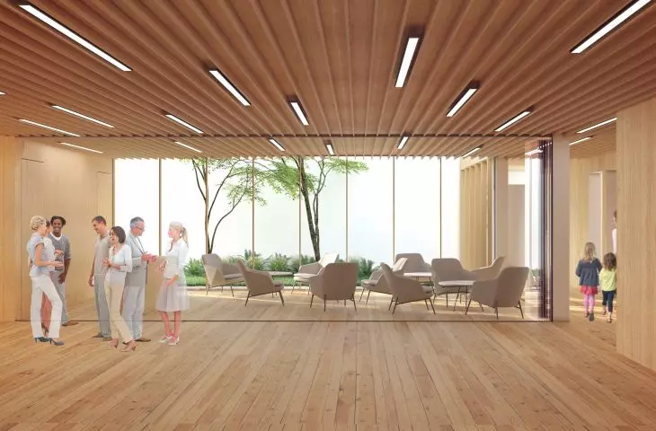 Visualization of the Center for Cultural Initiatives in Komorovo