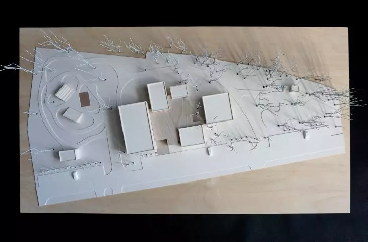 Mock-up of the Center for Cultural Initiatives in Komorovo