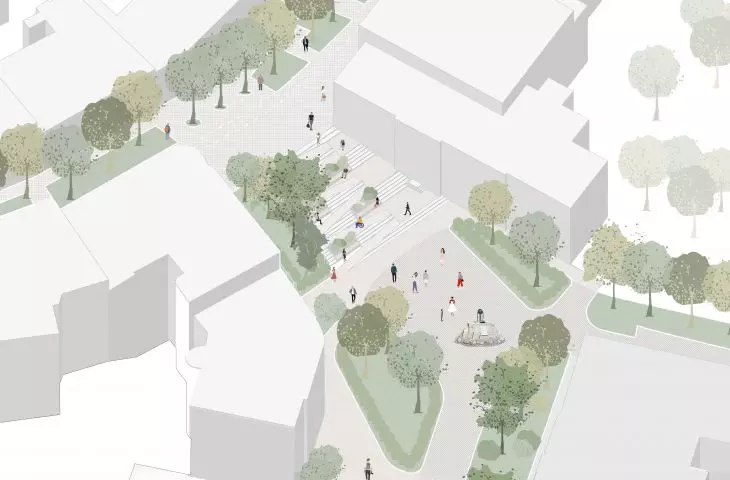 Visualization of Katyn Victims Square
