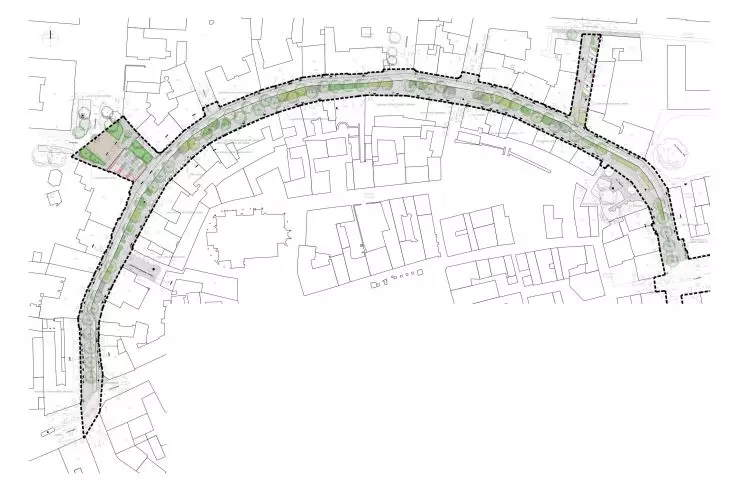 Plan of the project area - north