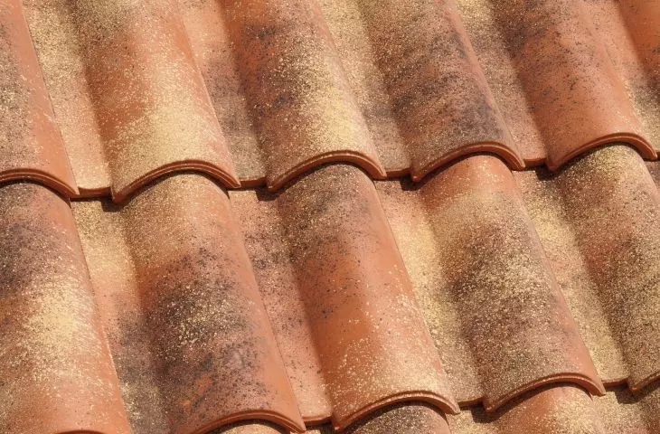 Ceramiczna dachówka antyczna Tuscany Tognana – kolor Dolomite, zbliżenie