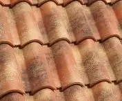 Tuscany Tognana antique ceramic tile - Dolomite color, close-up