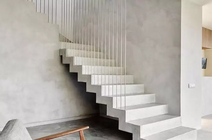 Microcement surfaces in the interior