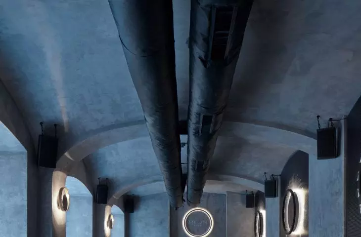 „Moon club” — projekt wnętrza klubu w Pradze