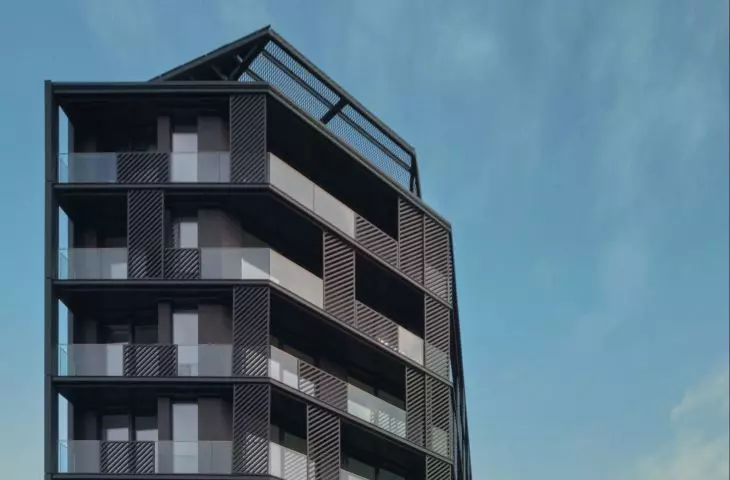 The architects wanted the corner of the building to be carved like a precious stone