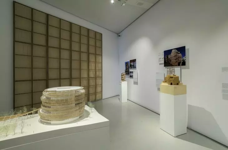A view of the exhibition at the Manggha Museum of Japanese Art and Technology in Krakow.